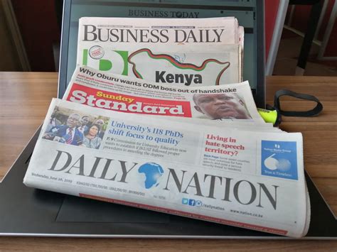 kenya newspapers and media